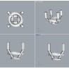 Round Crown 10 serie 4.1mm